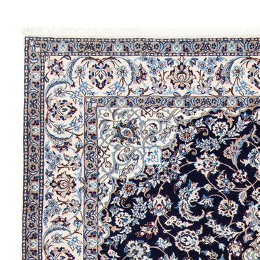 Alfombra Persa - Nain - Real - 300 x 202 cm - azul oscuro