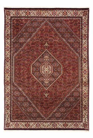 Perski dywan - Bijar - Royal - 280 x 191 cm - czerwony