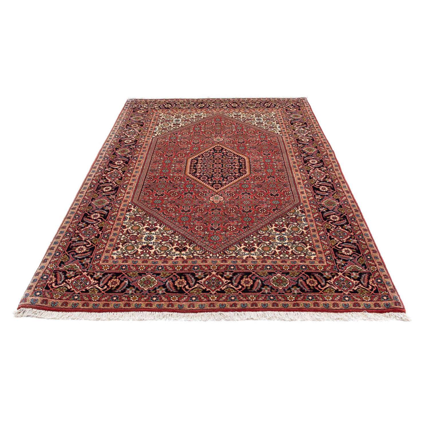 Persisk matta - Bijar - 224 x 141 cm - ljusröd