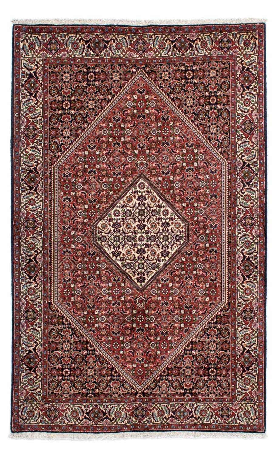 Alfombra persa - Bidjar - 224 x 140 cm - rojo