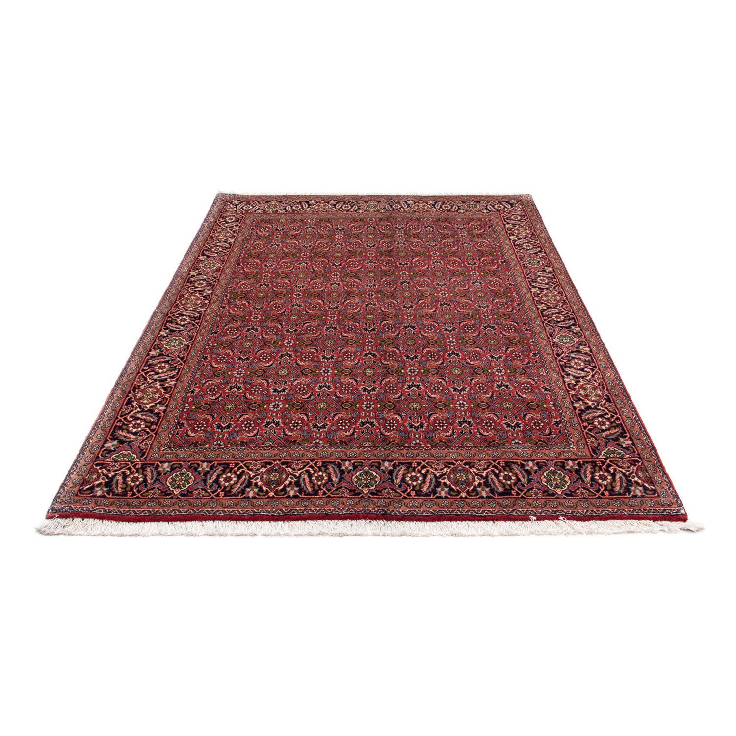 Alfombra persa - Bidjar - 207 x 142 cm - rojo