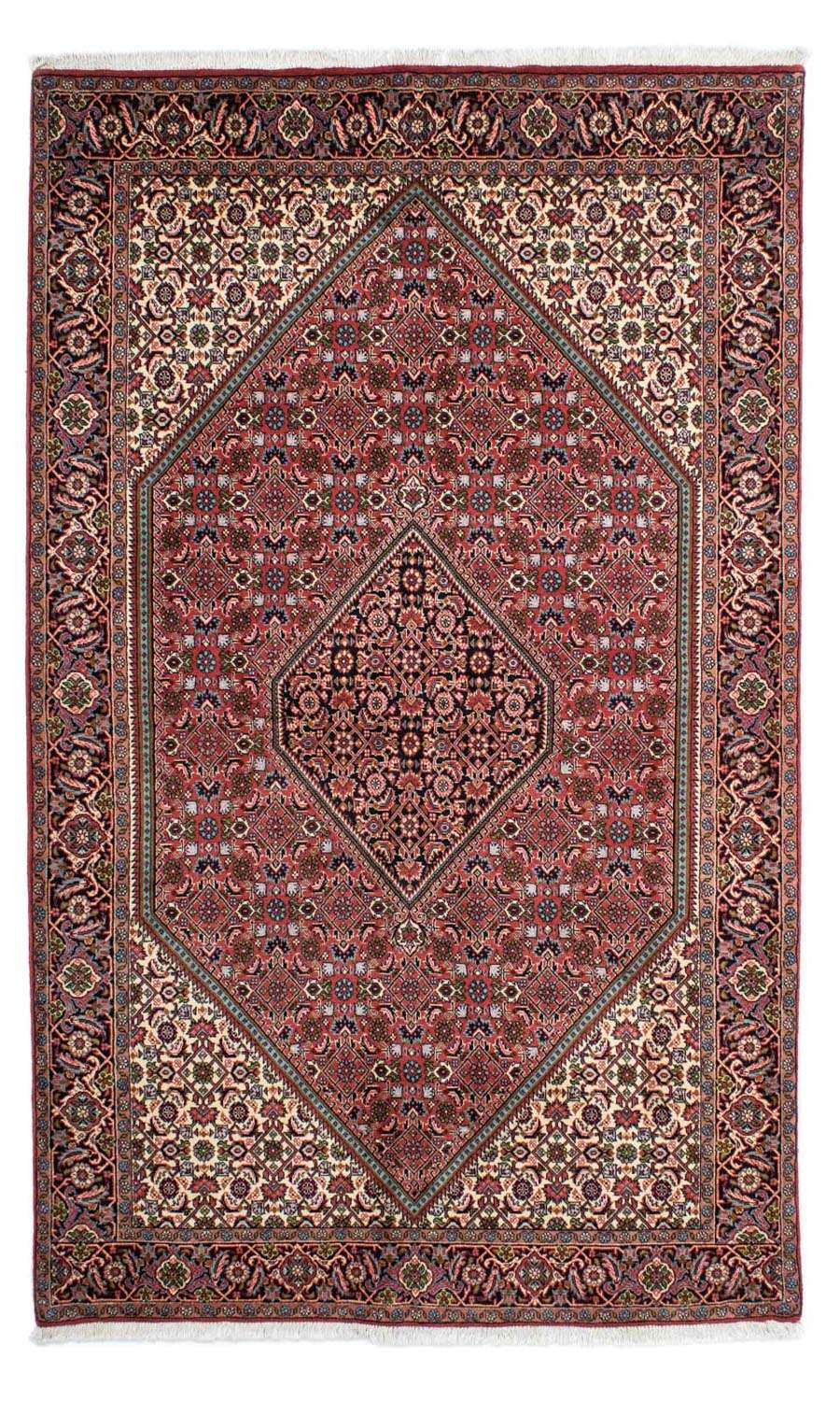 Alfombra persa - Bidjar - 233 x 140 cm - rojo