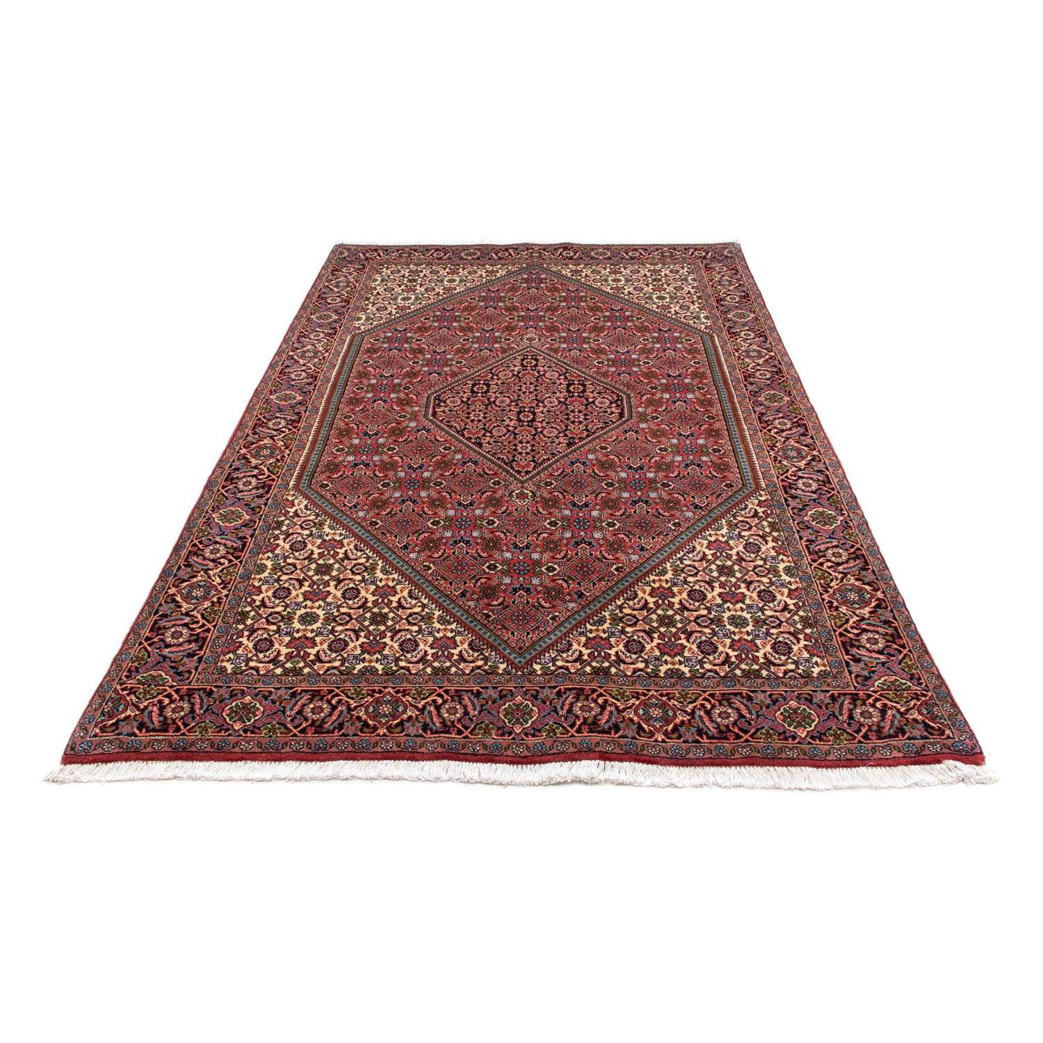Persisk teppe - Bijar - 233 x 140 cm - rød