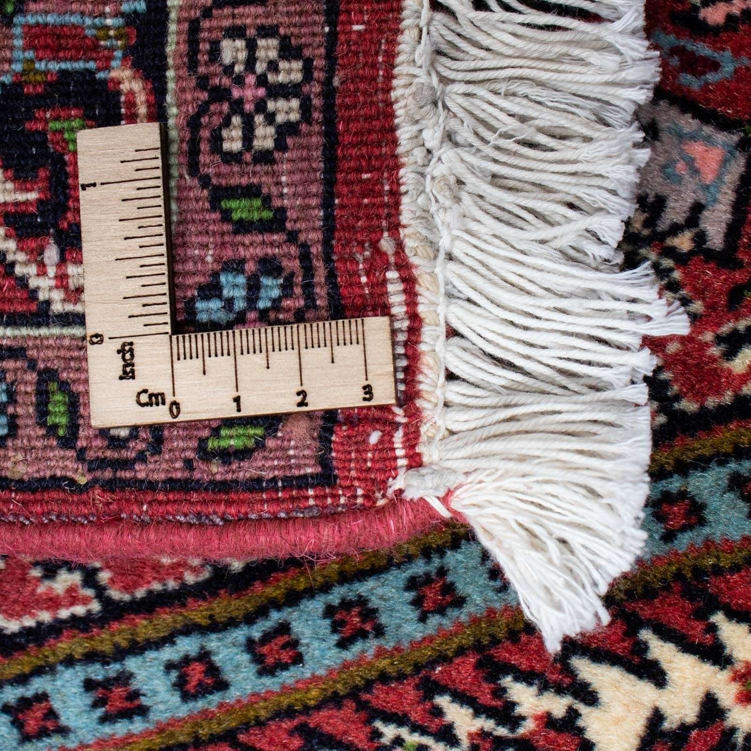 Persisk tæppe - Bijar - 233 x 140 cm - rød