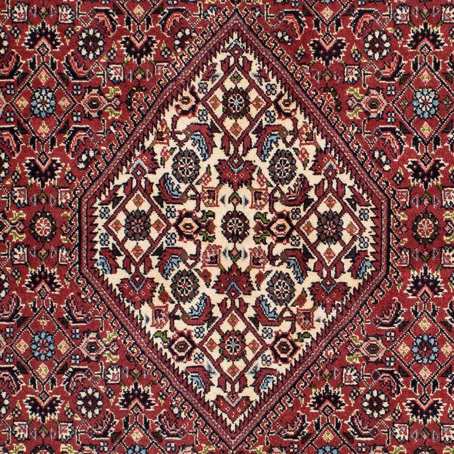 Alfombra persa - Bidjar - 210 x 136 cm - rojo