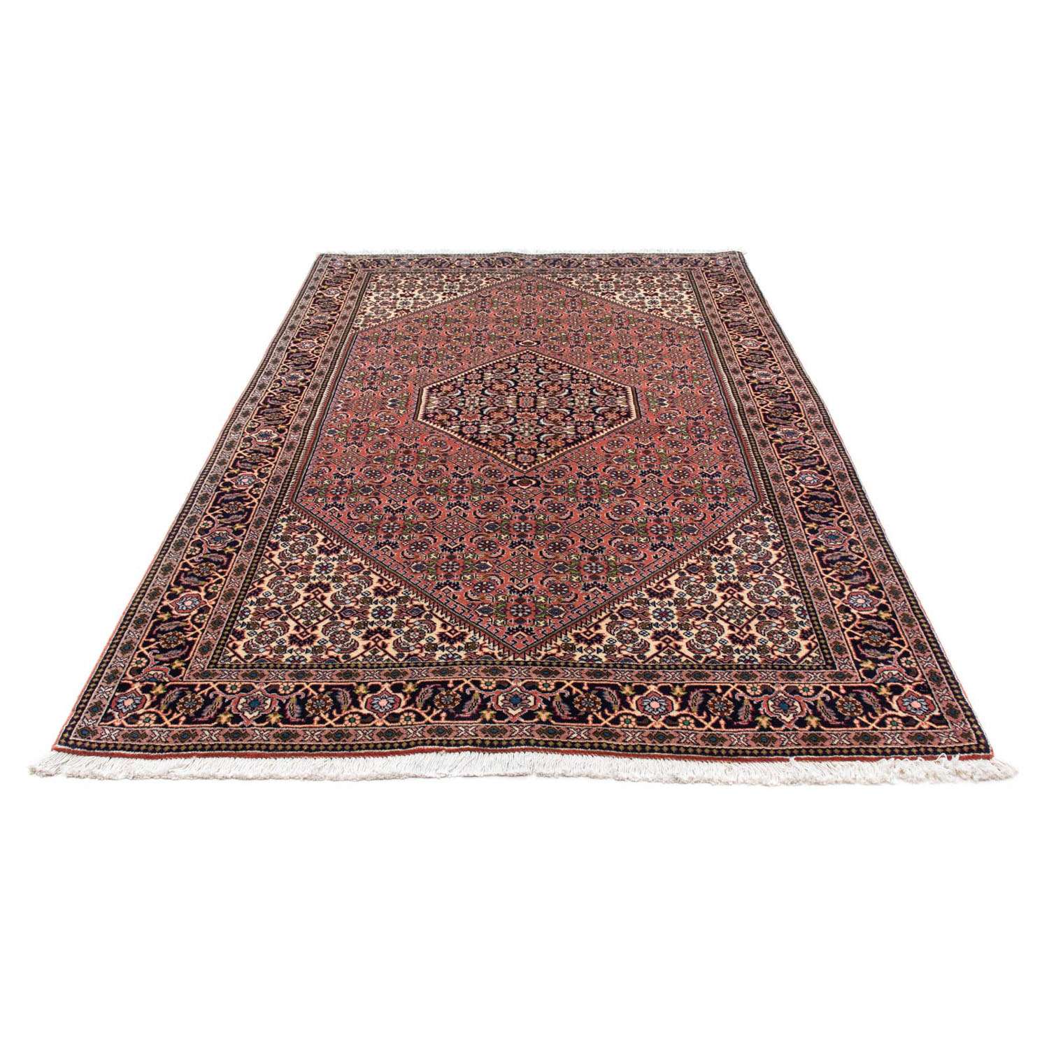 Persisk tæppe - Bijar - 234 x 142 cm - rød