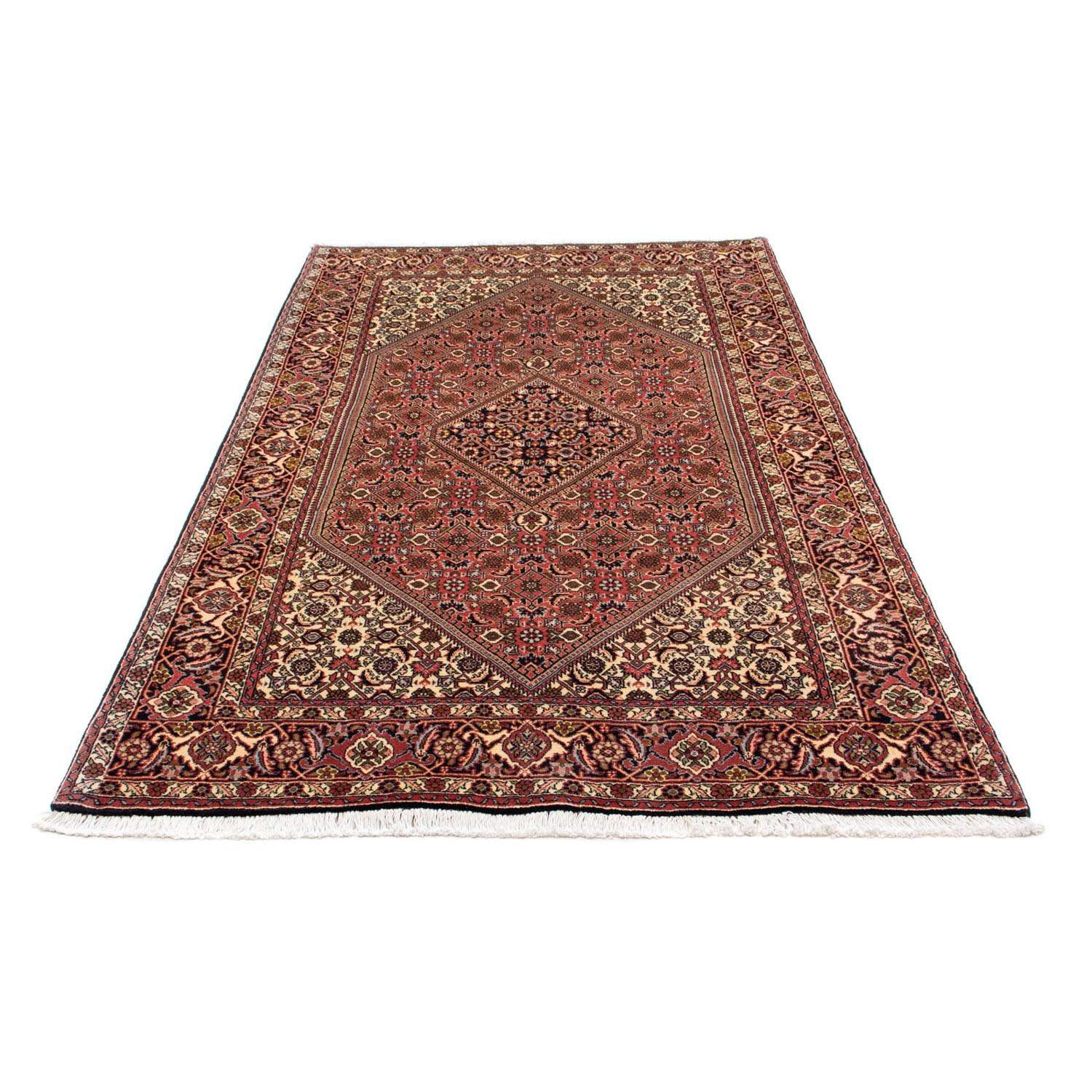 Persisk tæppe - Bijar - 227 x 137 cm - rød