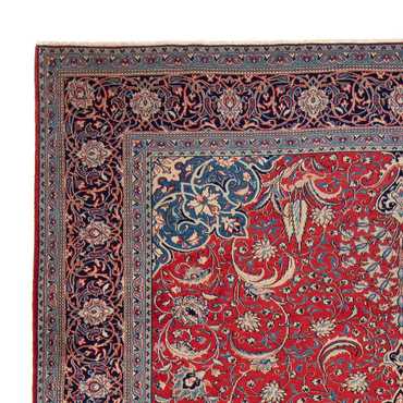 Patchwork Rug - 355 x 270 cm - light red