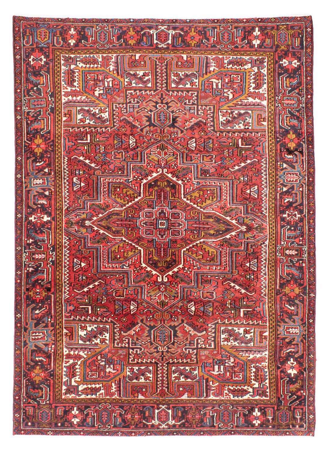 Tapis persan - Nomadic - 304 x 213 cm - rouge
