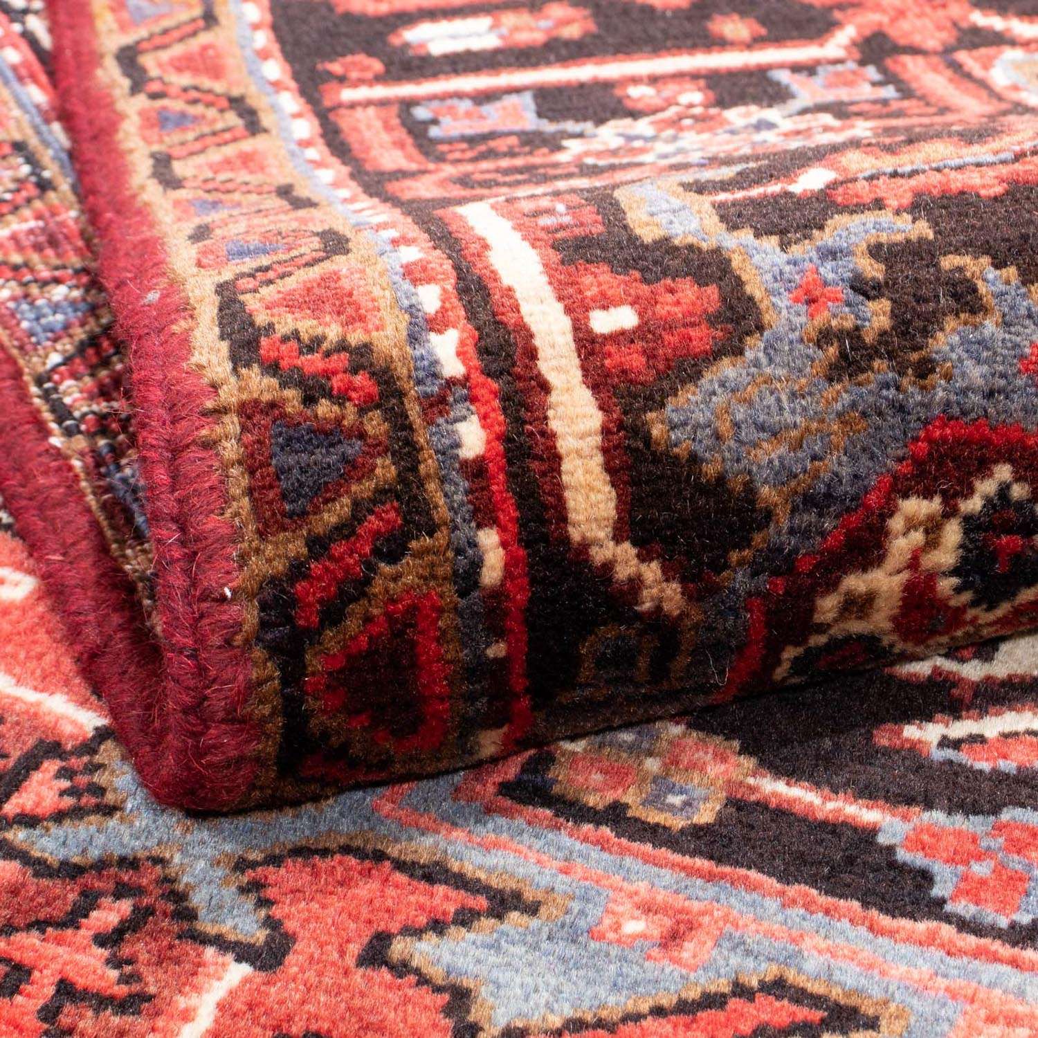 Perski dywan - Nomadyczny - 300 x 215 cm - czerwony