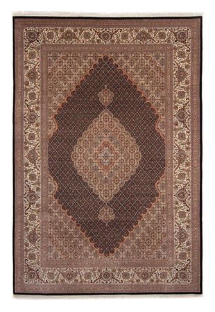 Tapis persan - Tabriz - 303 x 201 cm - bleu foncé