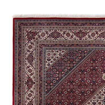 Alfombra persa - Bidjar - 303 x 249 cm - rojo oscuro