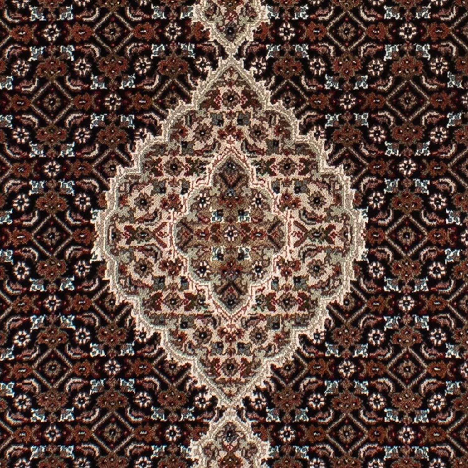 Biegacz Dywan perski - Tabriz - 254 x 80 cm - ciemnoniebieski