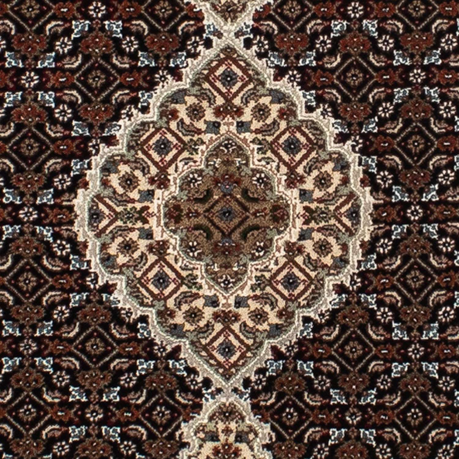Runner Perský koberec - Tabríz - 195 x 79 cm - tmavě modrá