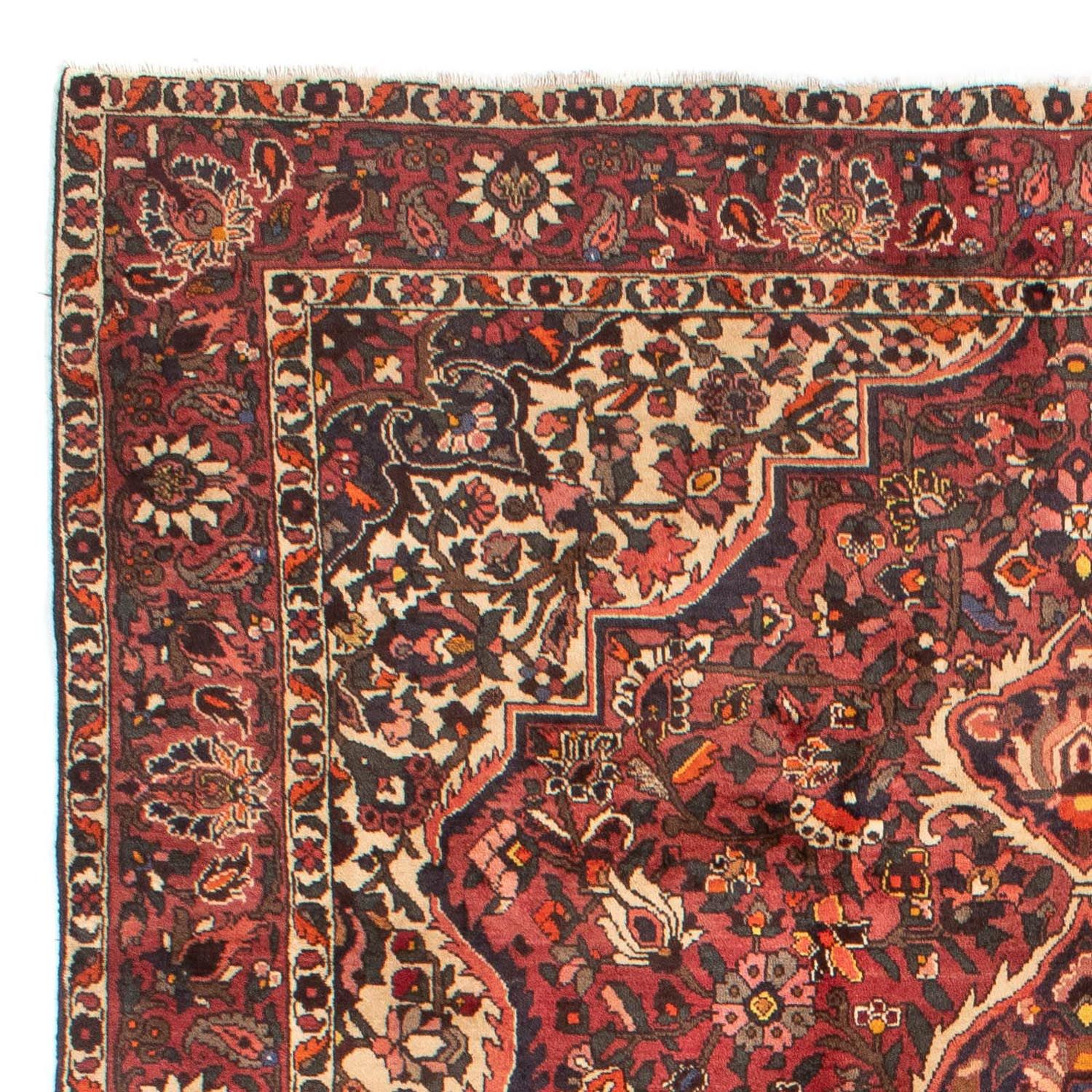 Tapis persan - Nomadic - 302 x 209 cm - rouge clair