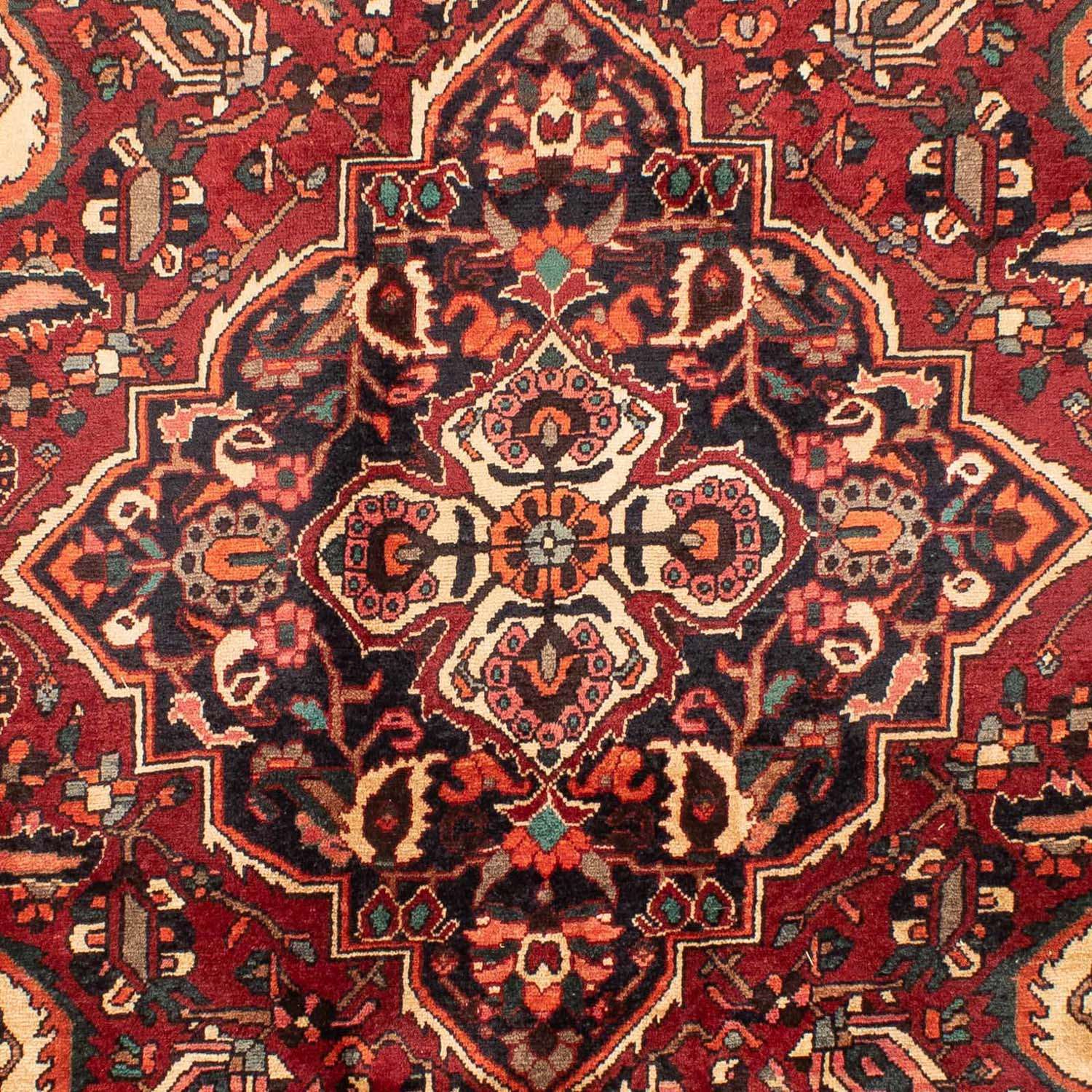 Persisk tæppe - Nomadisk - 295 x 202 cm - mørkerød