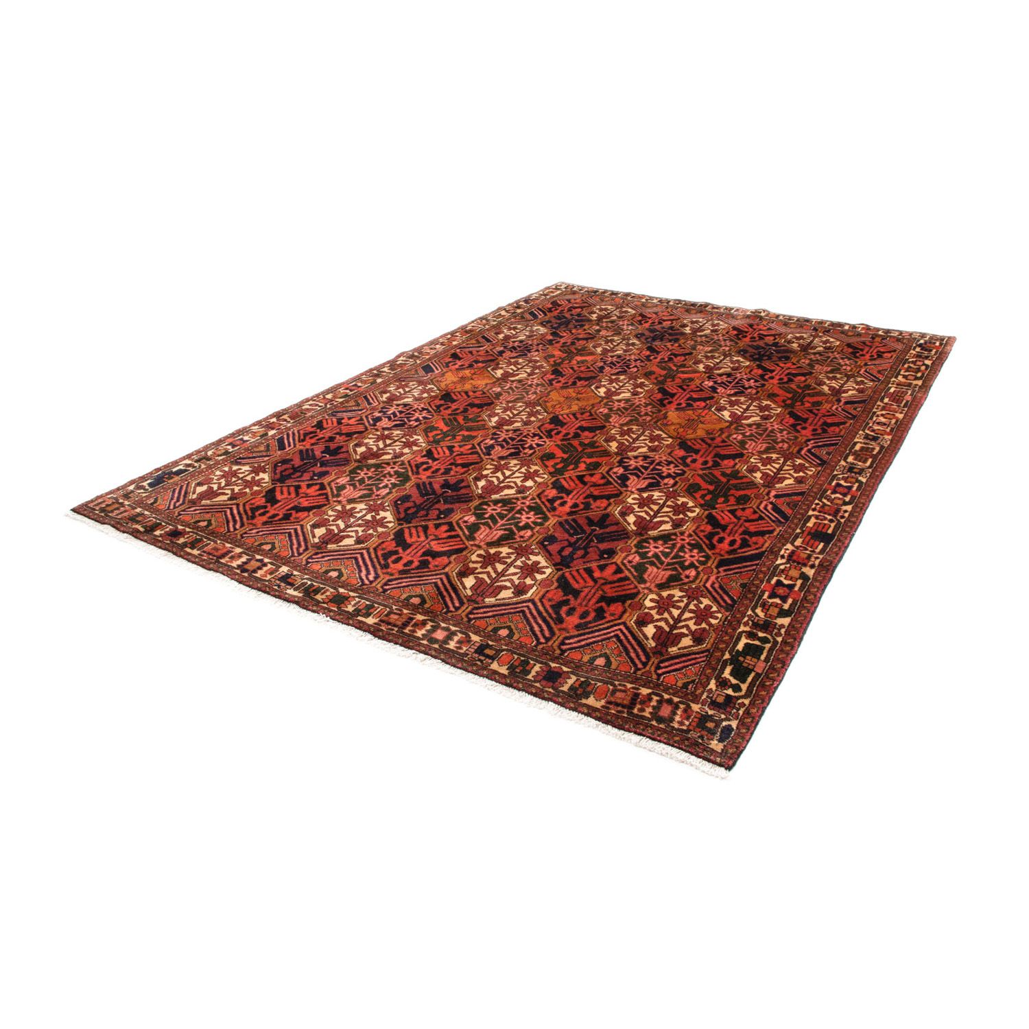 Tapis persan - Nomadic - 288 x 210 cm - rouge clair