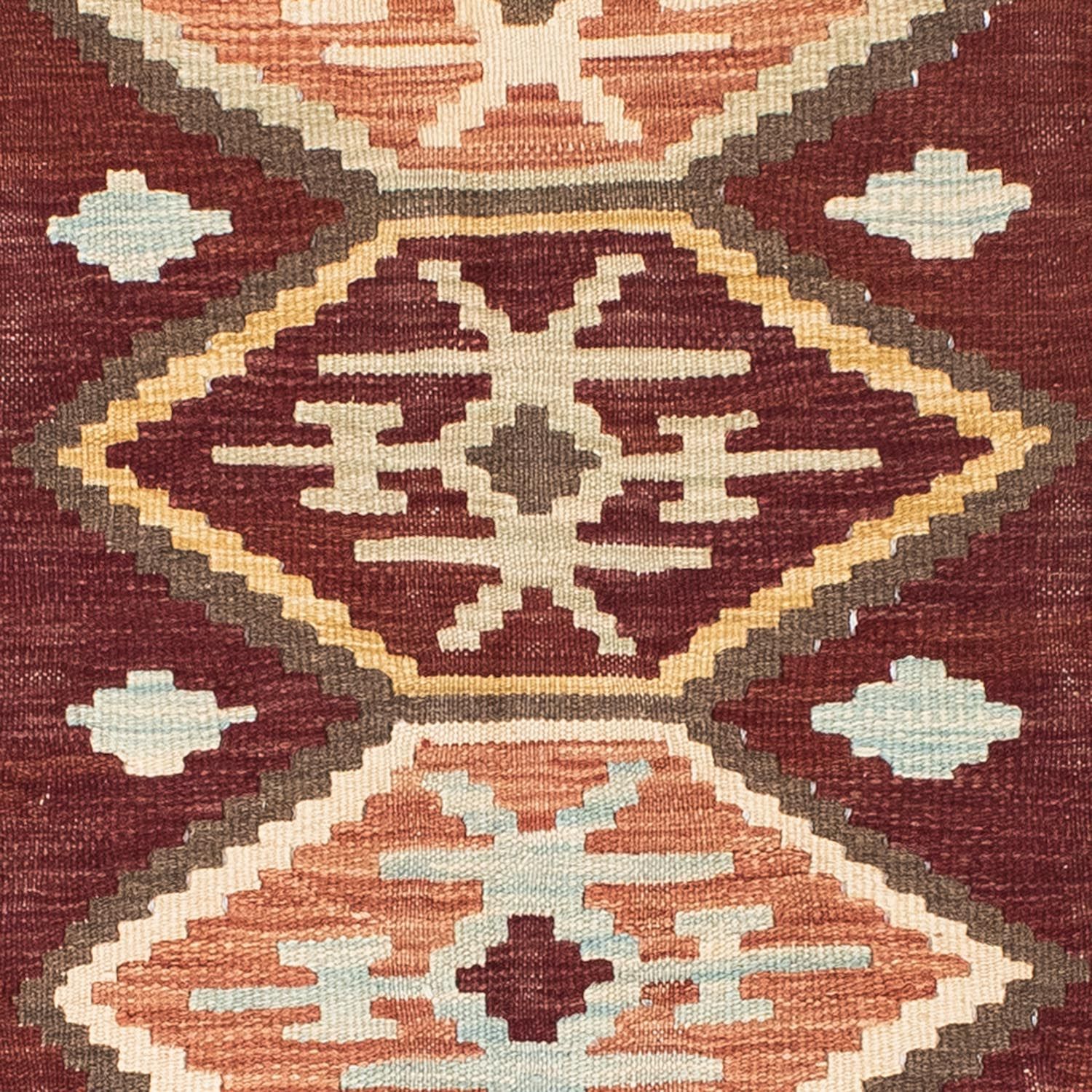 Tapis Kelim - Oriental - 197 x 141 cm - marron