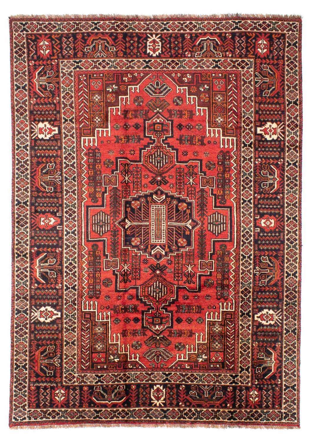 Perský koberec - Nomádský - 288 x 210 cm - světle červená