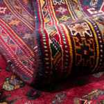 Persisk matta - Nomadic - 272 x 190 cm - mörkröd
