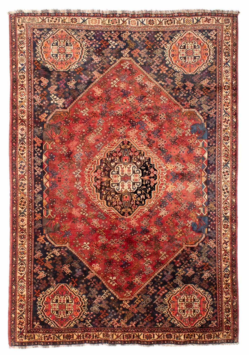 Tapis persan - Nomadic - 294 x 202 cm - rouge