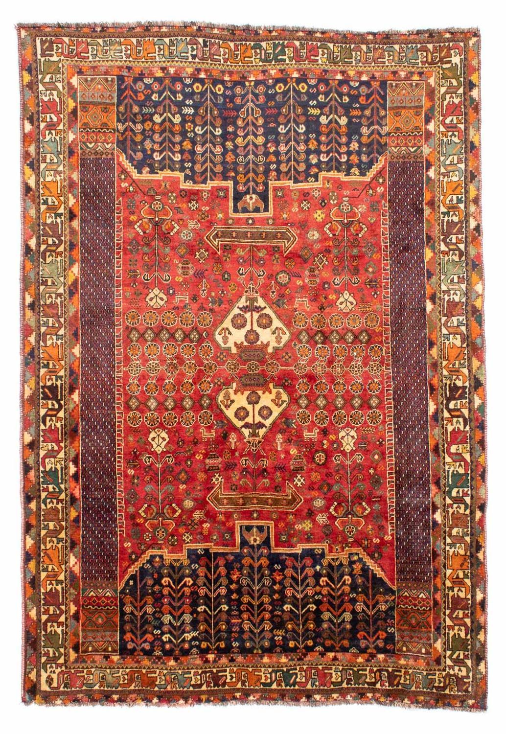 Perser Rug - Nomadic - 283 x 185 cm - red