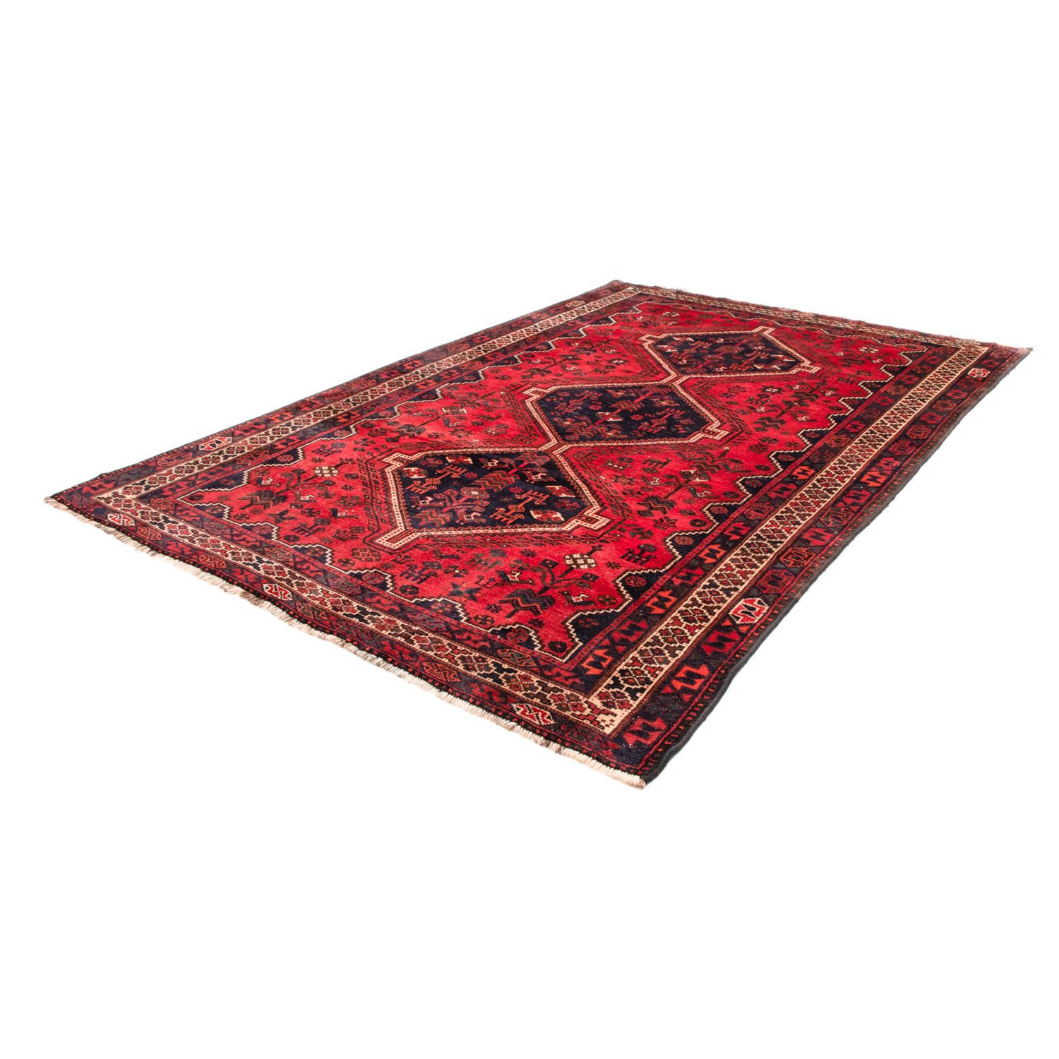 Perser Rug - Nomadic - 305 x 215 cm - dark red