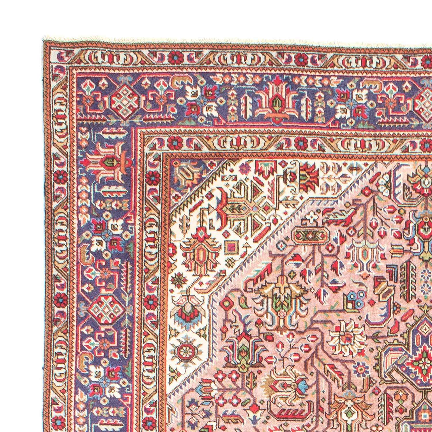 Persisk matta - Tabriz - 296 x 201 cm - ljusröd