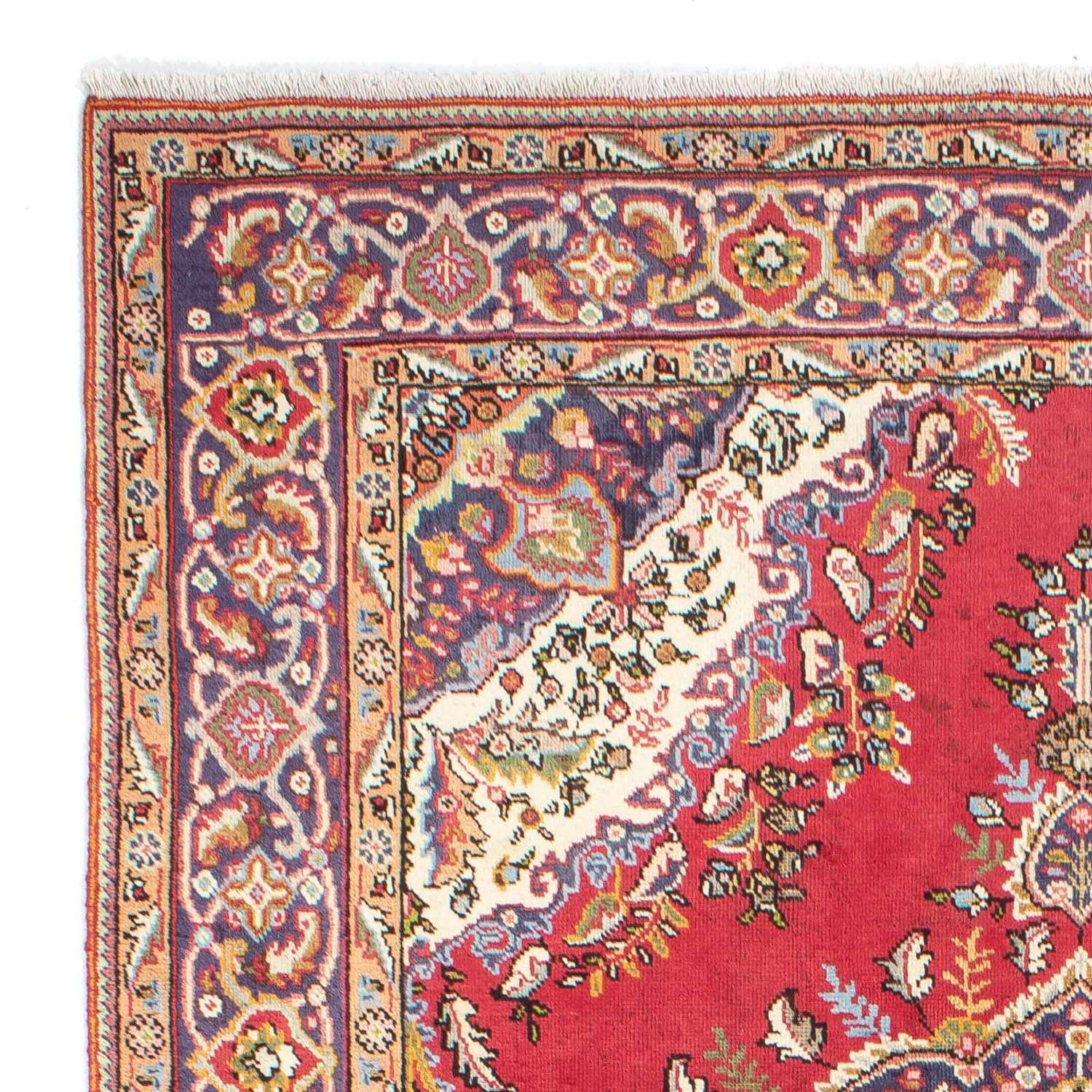 Tapete Persa - Tabriz - 290 x 193 cm - vermelho