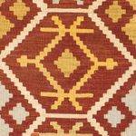 Runner Kelim Rug - Oriental - 206 x 73 cm - rust