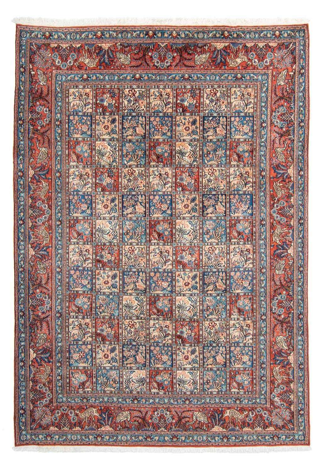Persisk teppe - klassisk - 298 x 204 cm - lys rød