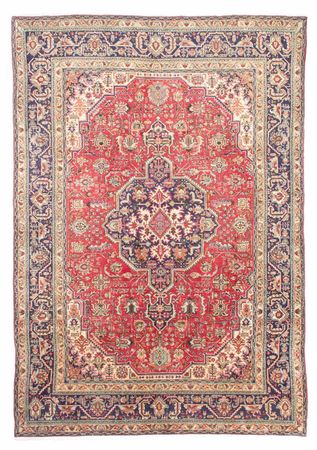 Tapete Persa - Tabriz - 297 x 204 cm - vermelho