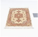 Tapis persan - Tabriz - Royal - 89 x 62 cm - beige