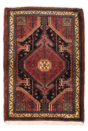 Tapis persan - Nomadic - 122 x 92 cm - rouge