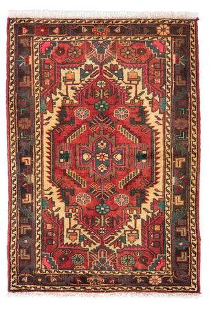 Tapis persan - Nomadic - 128 x 85 cm - rouge