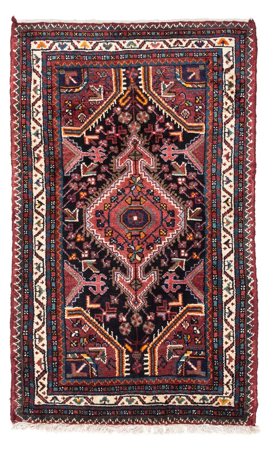 Tapis persan - Nomadic - 126 x 73 cm - rouge clair