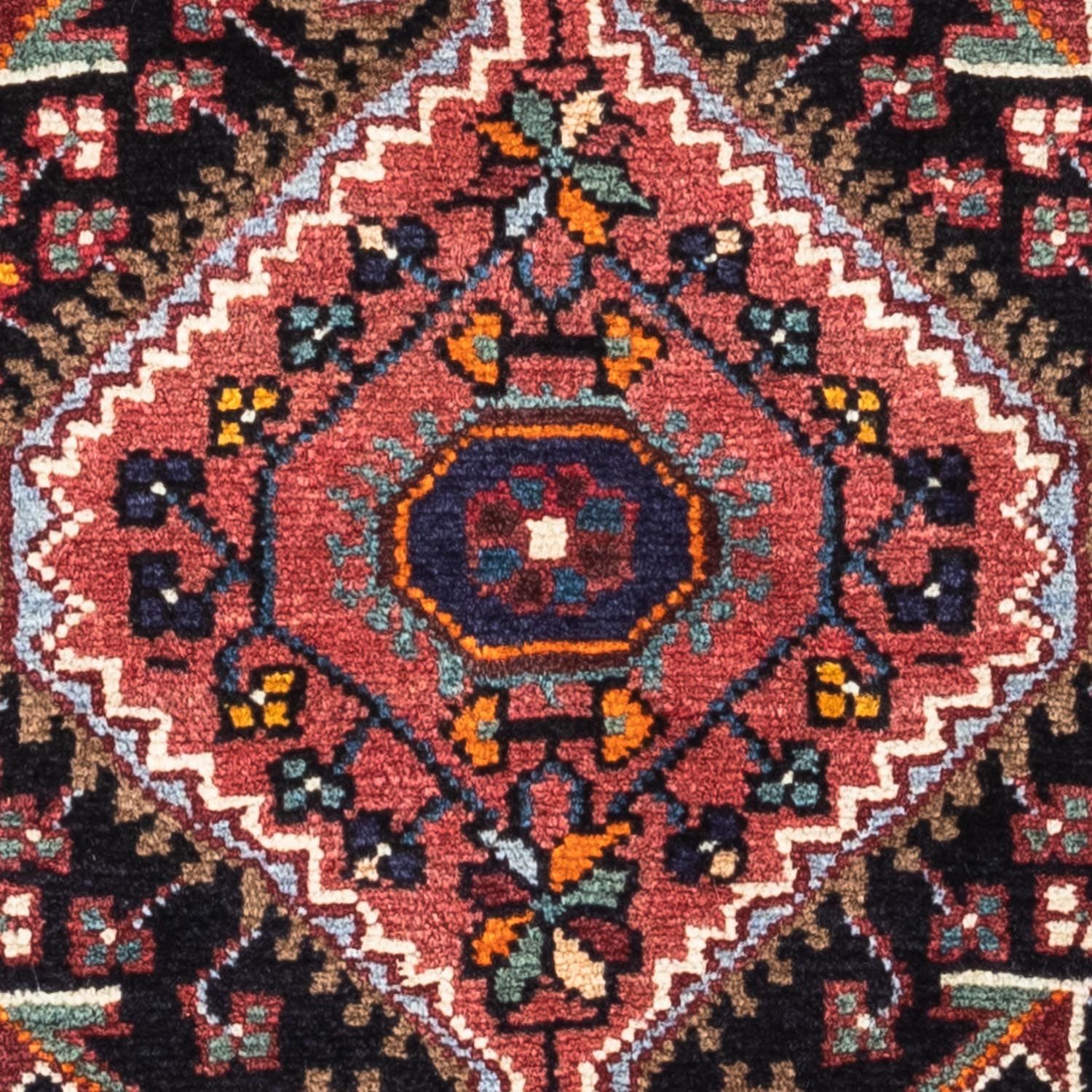 Alfombra persa - Nómada - 126 x 73 cm - rojo claro