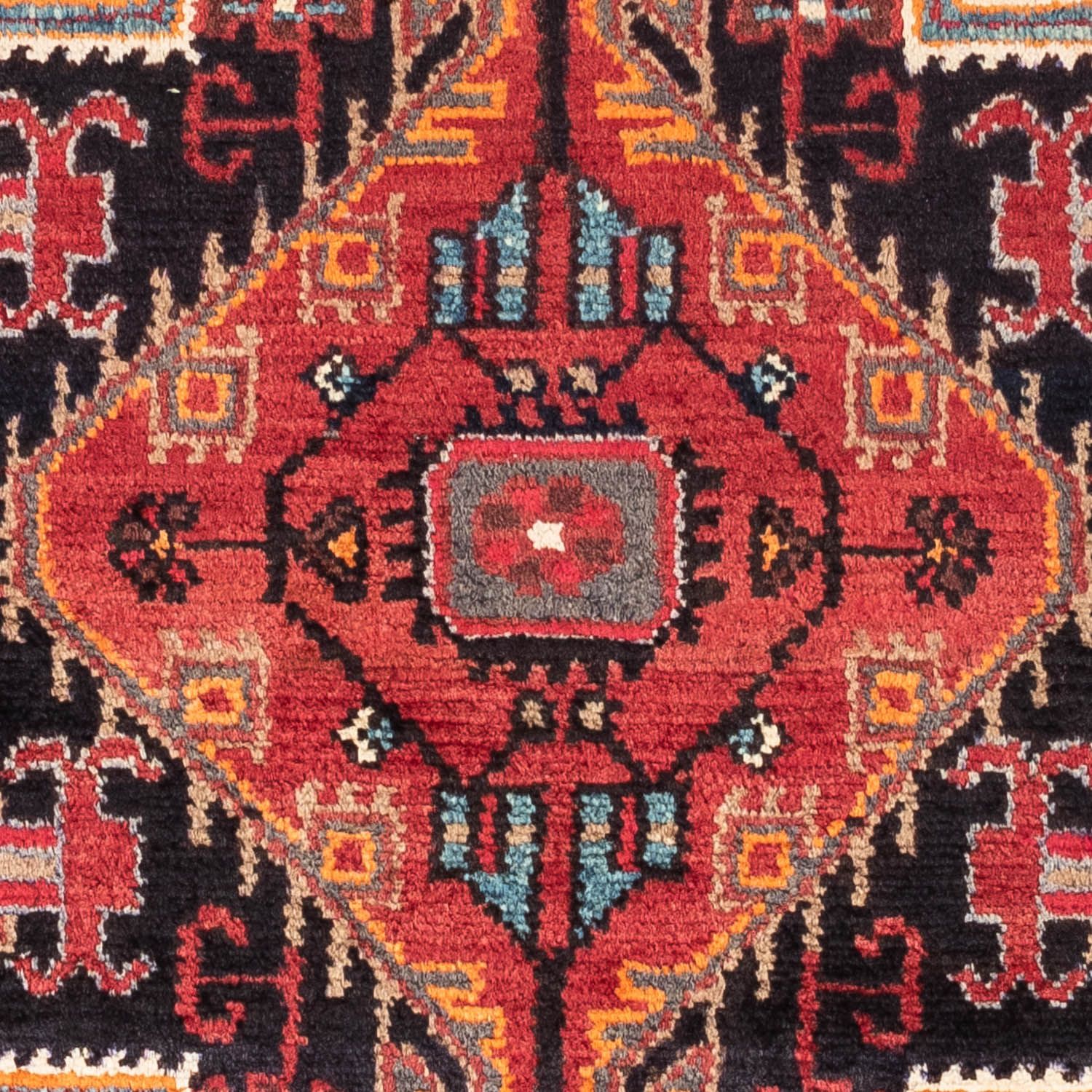 Tapis persan - Nomadic - 145 x 89 cm - rouge clair