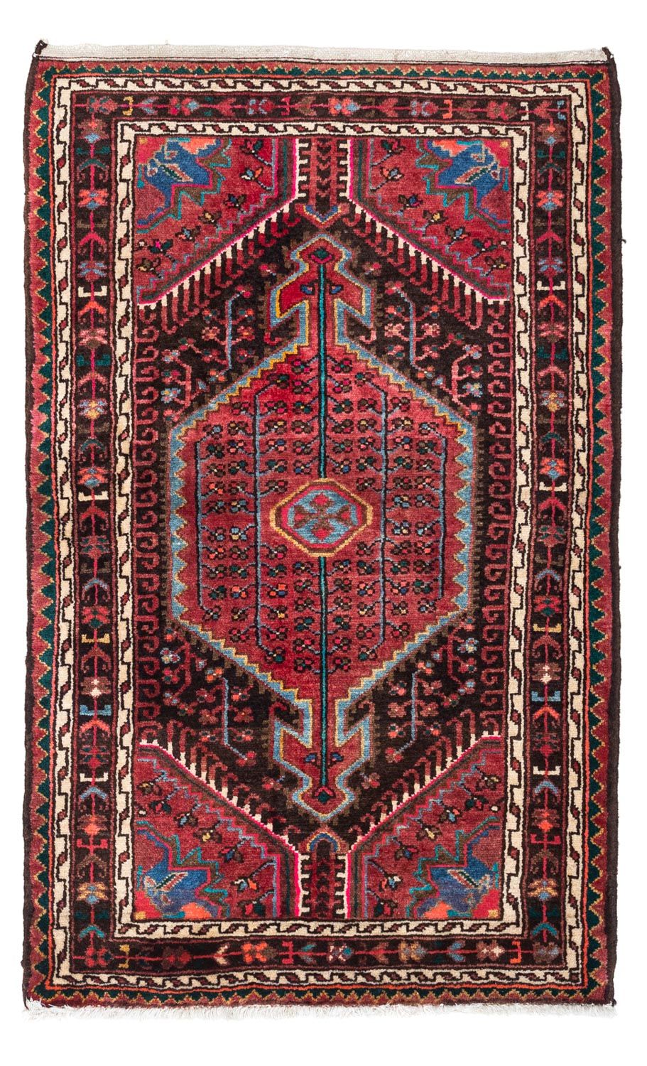 Alfombra persa - Nómada - 138 x 84 cm - rojo