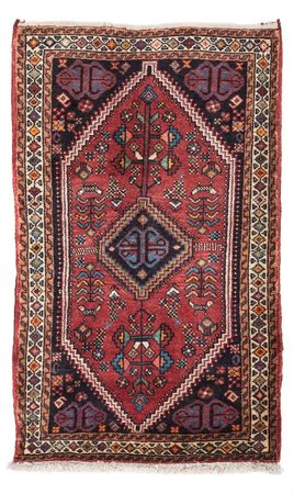 Perser Rug - Nomadic - 137 x 85 cm - light red