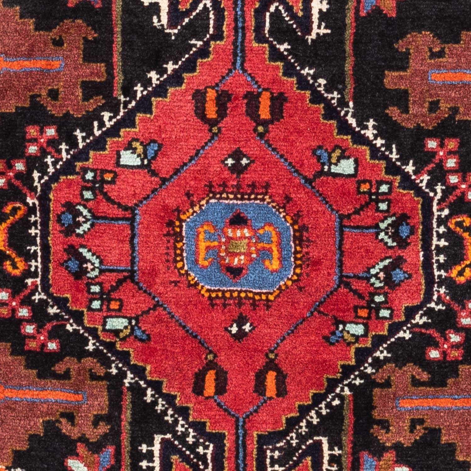 Perzisch Tapijt - Nomadisch - 125 x 79 cm - donkerblauw