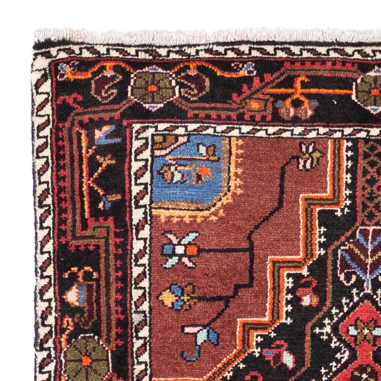 Perský koberec - Nomádský - 125 x 79 cm - tmavě modrá