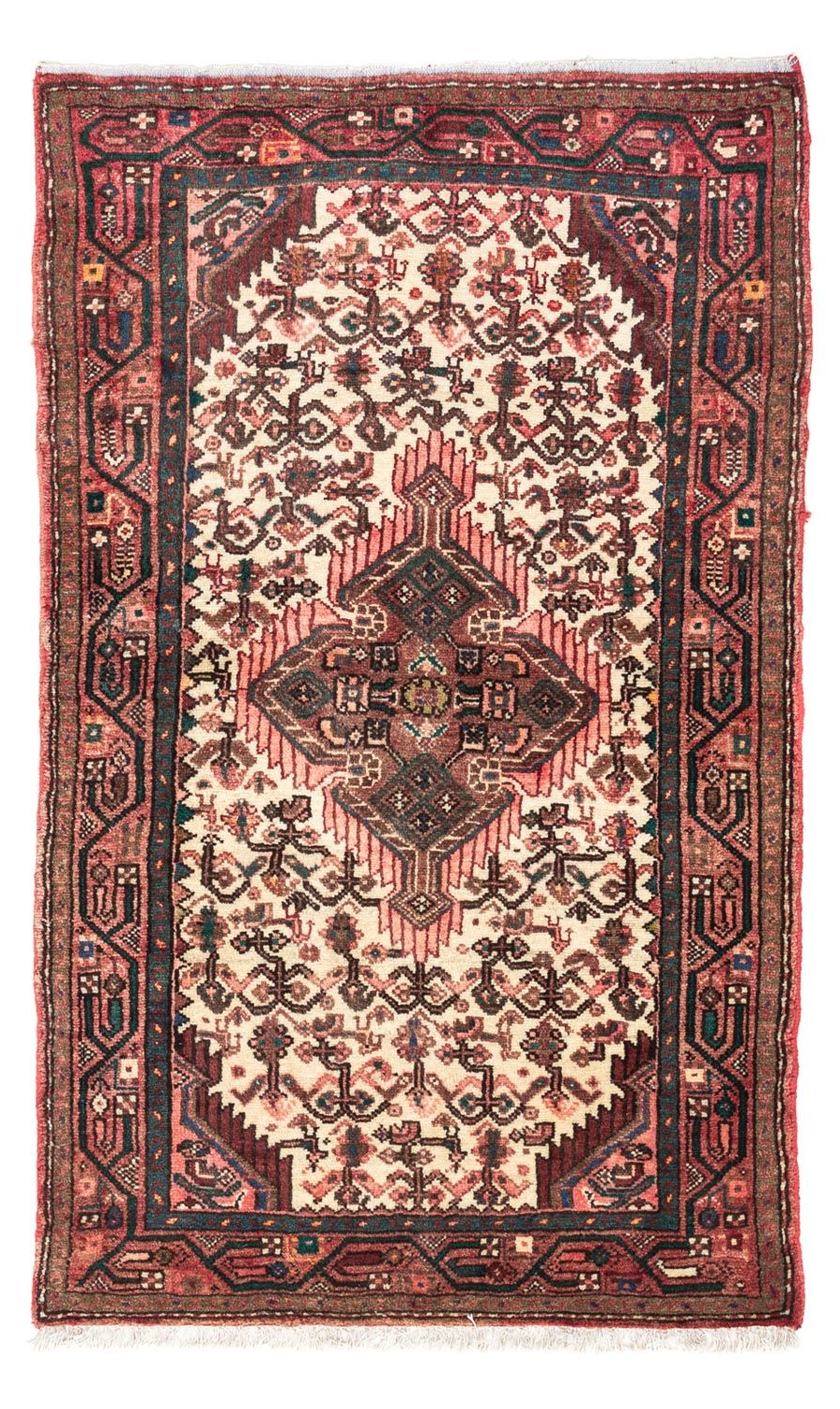 Tapis persan - Nomadic - 125 x 72 cm - beige