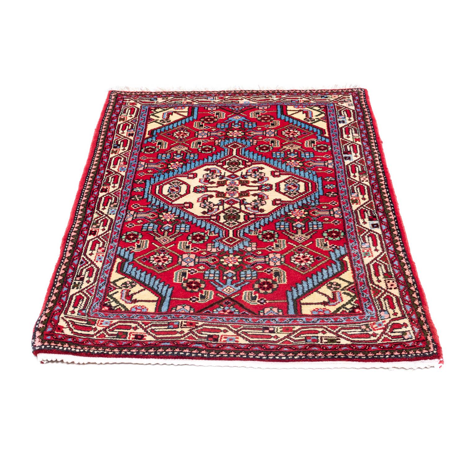 Tapis persan - Nomadic - 117 x 81 cm - rouge