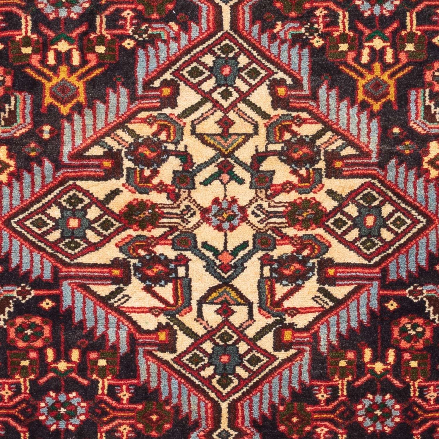 Persisk teppe - Nomadisk - 125 x 73 cm - lys rød