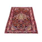 Persisk teppe - Nomadisk - 125 x 73 cm - lys rød