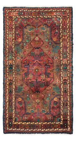 Tapis persan - Classique - 140 x 77 cm - rouge clair