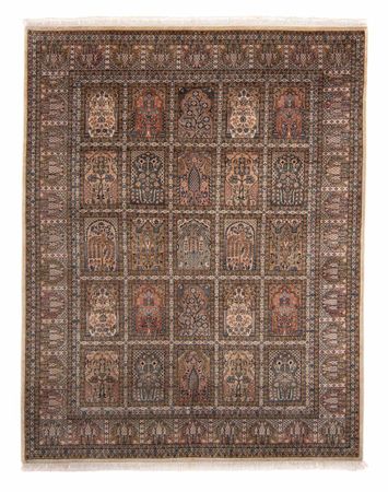 Tapis persan - Ghom - 252 x 195 cm - marron clair