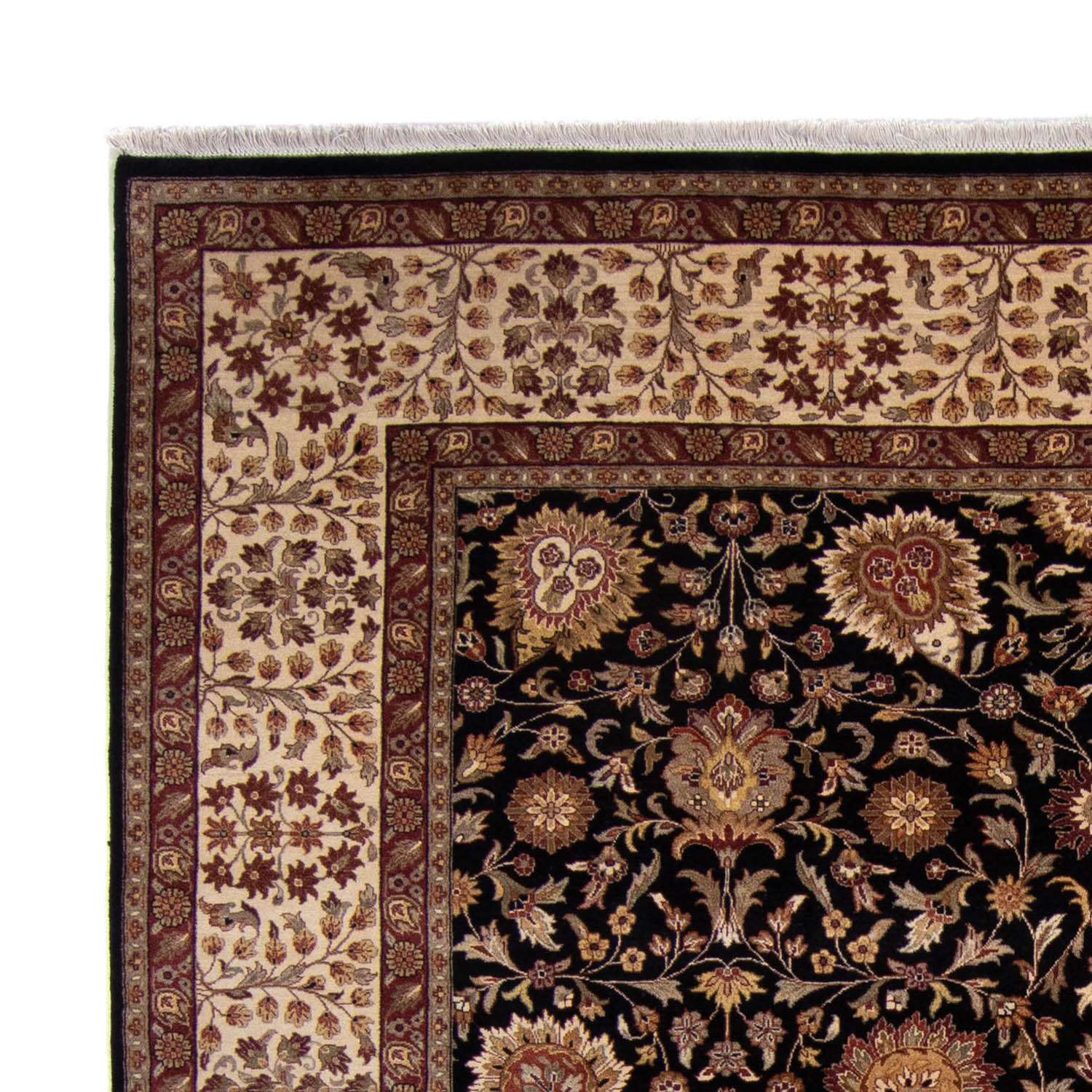 Persisk teppe - Tabriz - 312 x 244 cm - mørkeblå