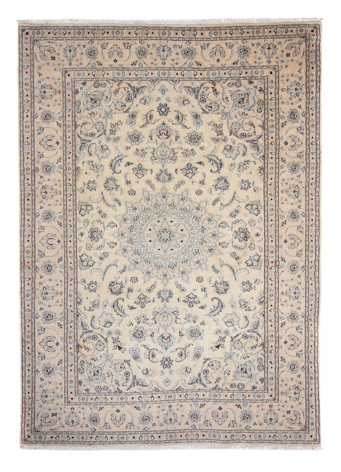 Perzisch tapijt - Nain - 351 x 244 cm - beige